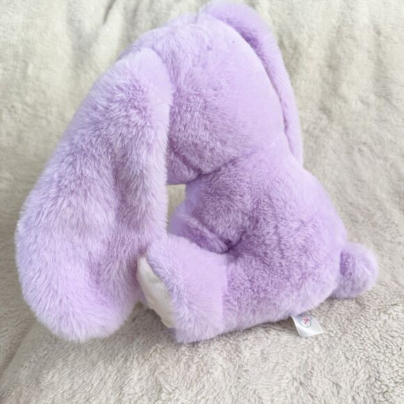 Spark Create Imagine Bunny Rabbit 10” Minky Purple Plush Sensory Rattle Crinkle - Picture 2 of 5